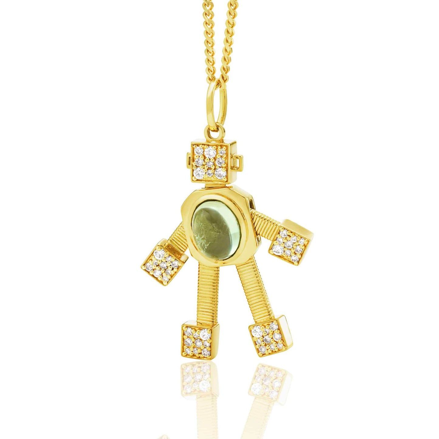 Sogno Royal Maxi Van Robot Pendant Diamond Tourmaline
