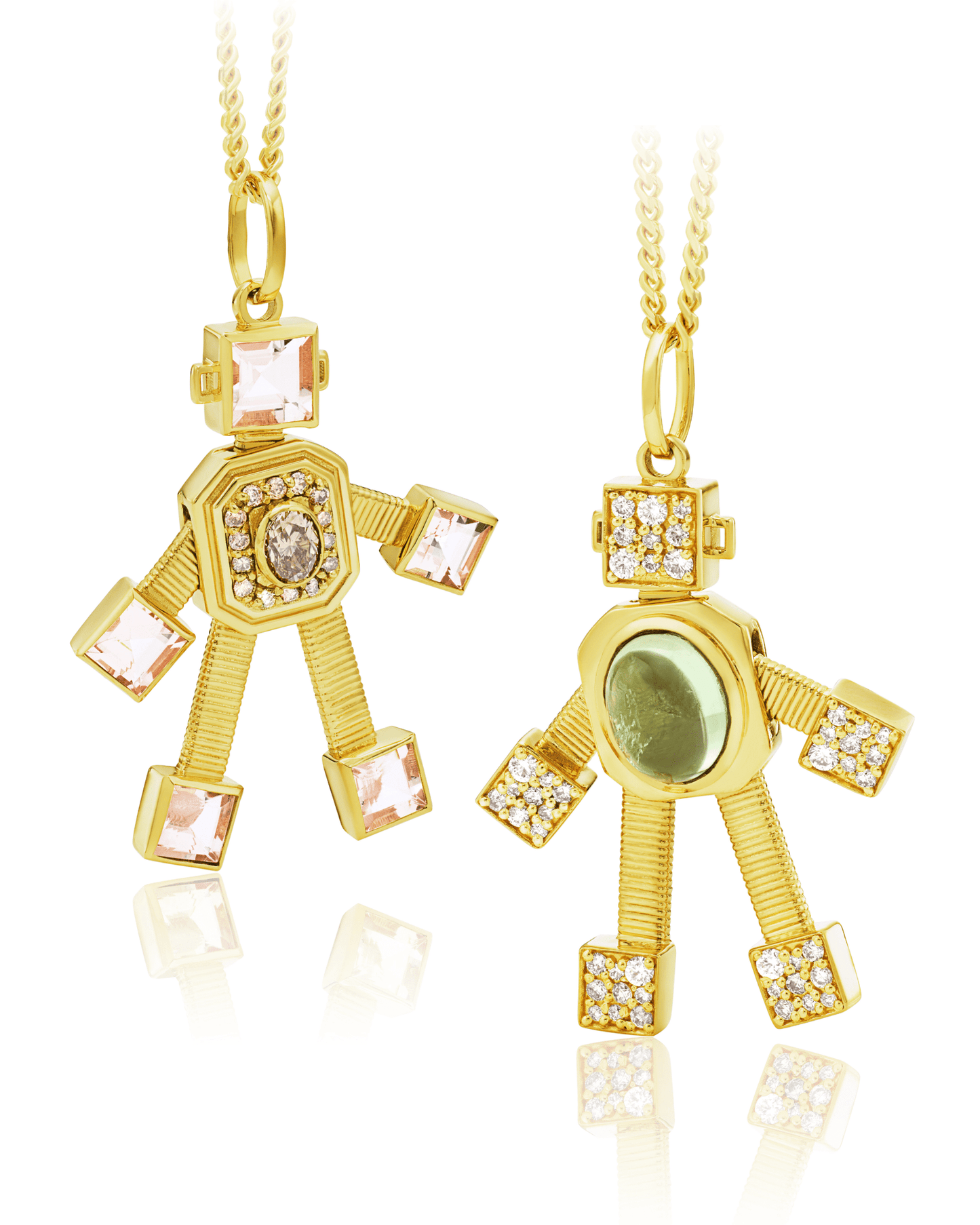 Sogno Royal Maxi Van Robot Pendant Diamond Tourmaline