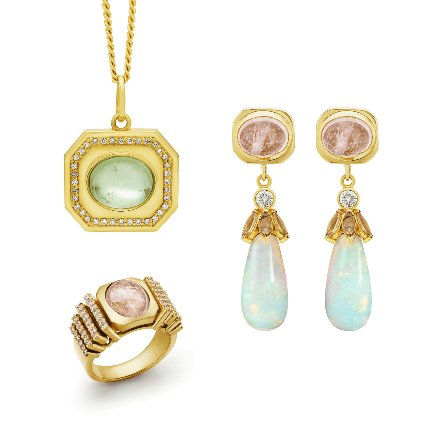 Sogno Pump It Up Maxi Pendant Diamond Tourmaline