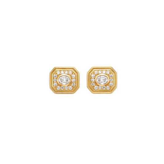 Van Studs with Hidden Hook Diamond