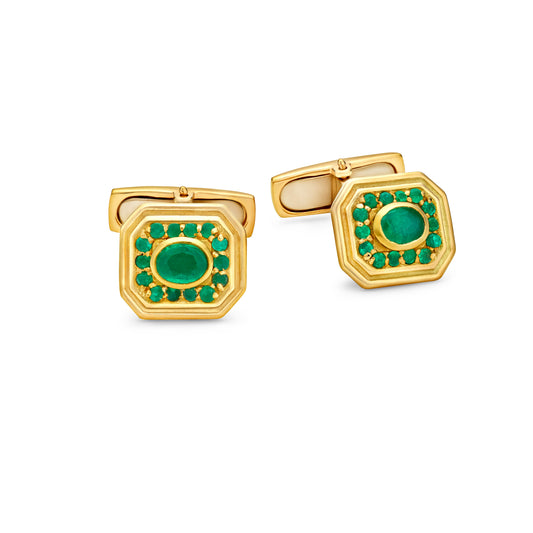 Coco Van Cufflinks Emerald
