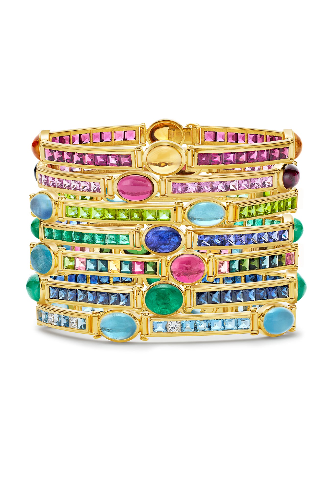 Rio Van Stack Bracelet Multi Tourmaline